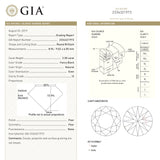 3.38ct 9.02x8.94x6.55mm GIA Fancy Black Round Brilliant Cut 18847-01 - Misfit Diamonds