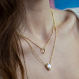 ETERNITY NECKLACE | 14K GOLD