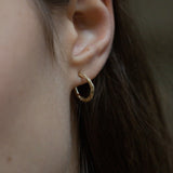 FIRST CONTACT HOOPS | 14K GOLD