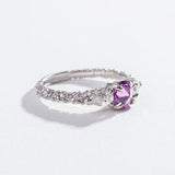 RING OF VENUS | 14K GOLD | PINK SAPPHIRE & DIAMONDS