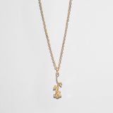 ROSE PENDANT NECKLACE | 14K GOLD