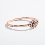BLACK DIAMOND EVIL EYE RING | 14K GOLD