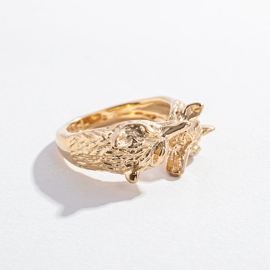 WOLF PACK RING | 14K YELLOW GOLD