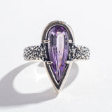 PHOENIX TEAR RING | AMETHYST