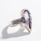 PHOENIX TEAR RING | AMETHYST