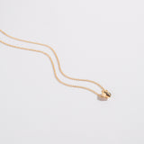 DOUBLE TERMINATED SLIDING NUGGET NECKLACE