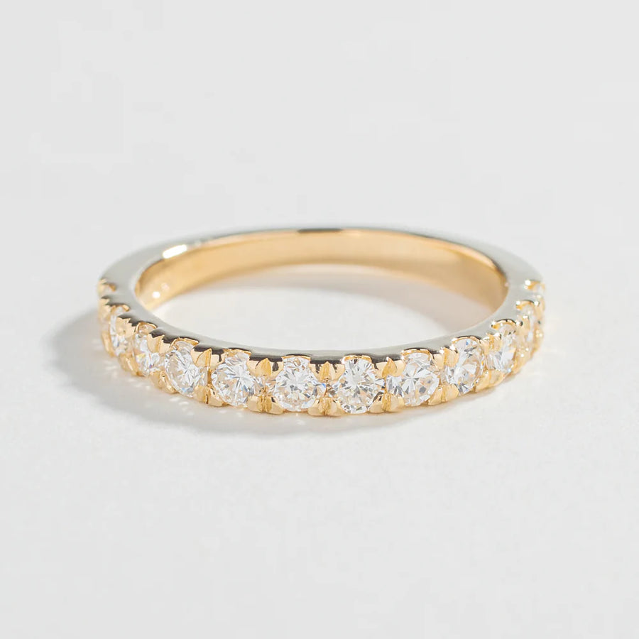 CLASSIC DIAMOND WEDDING BAND | 14K GOLD