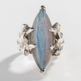 CELESTIAL EYE RING | LABRADORITE