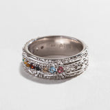 PHILLY PRIDE RAINBOW GEMSTONE BAND | 14K GOLD
