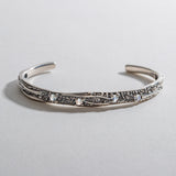 THE DIVINE TESSERA CUFF | MOONSTONE