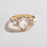 VORTEX RING | MOONSTONE & 14K GOLD