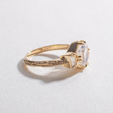 VORTEX RING | MOONSTONE & 14K GOLD