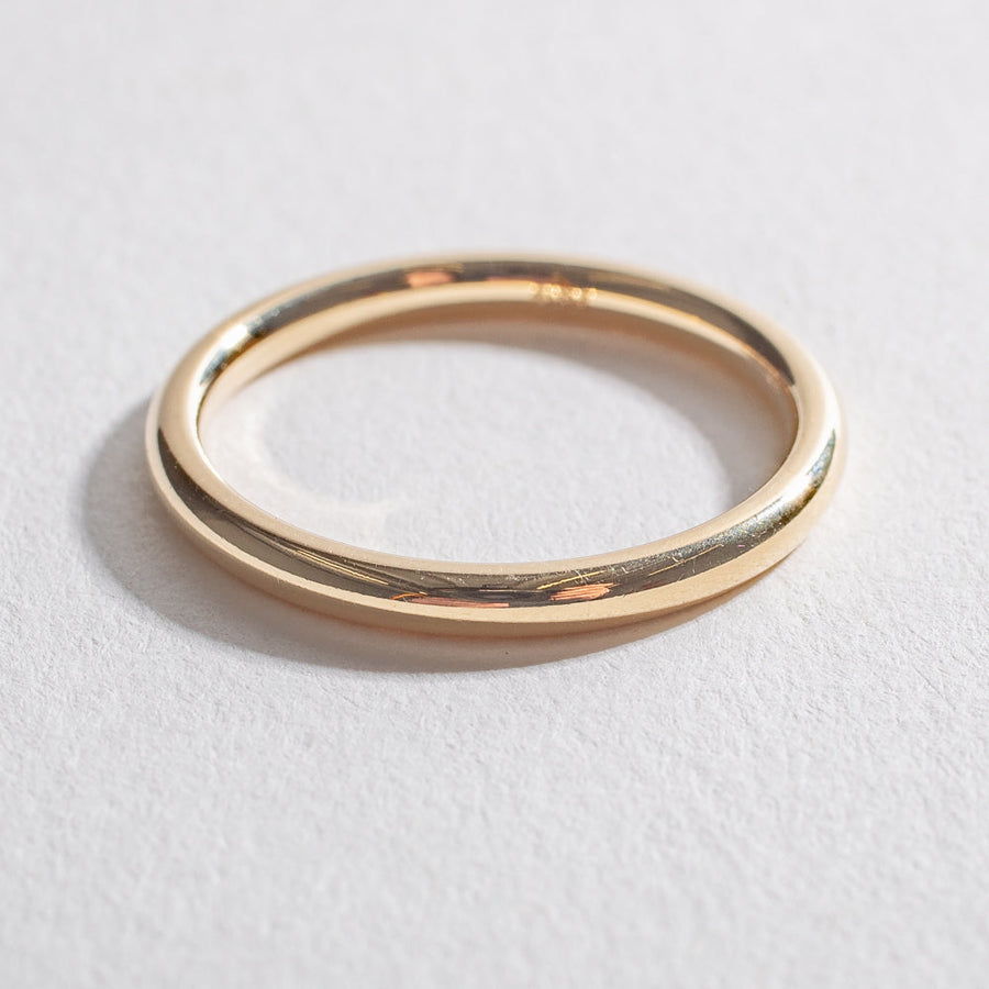 CLASSIC THIN STACKING BAND | 14K YELLOW GOLD