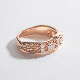 RING OF THE NILE | 14K GOLD & WHITE DIAMONDS