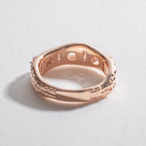 RING OF THE NILE | 14K GOLD & WHITE DIAMONDS