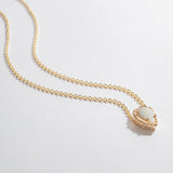 GRAND EXIT PENDANT | 14K GOLD | OPAL