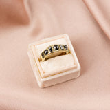 RING OF THE NILE | 14K GOLD & BLACK DIAMONDS
