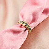 RING OF THE NILE | 14K GOLD & BLACK DIAMONDS