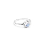 MATRIX HALO RING | SILVER & MOONSTONE - AngelaMonacojewelry