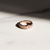 RING OF THE NILE | 14K GOLD & WHITE DIAMONDS