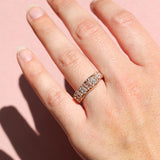 RING OF THE NILE | 14K GOLD & WHITE DIAMONDS