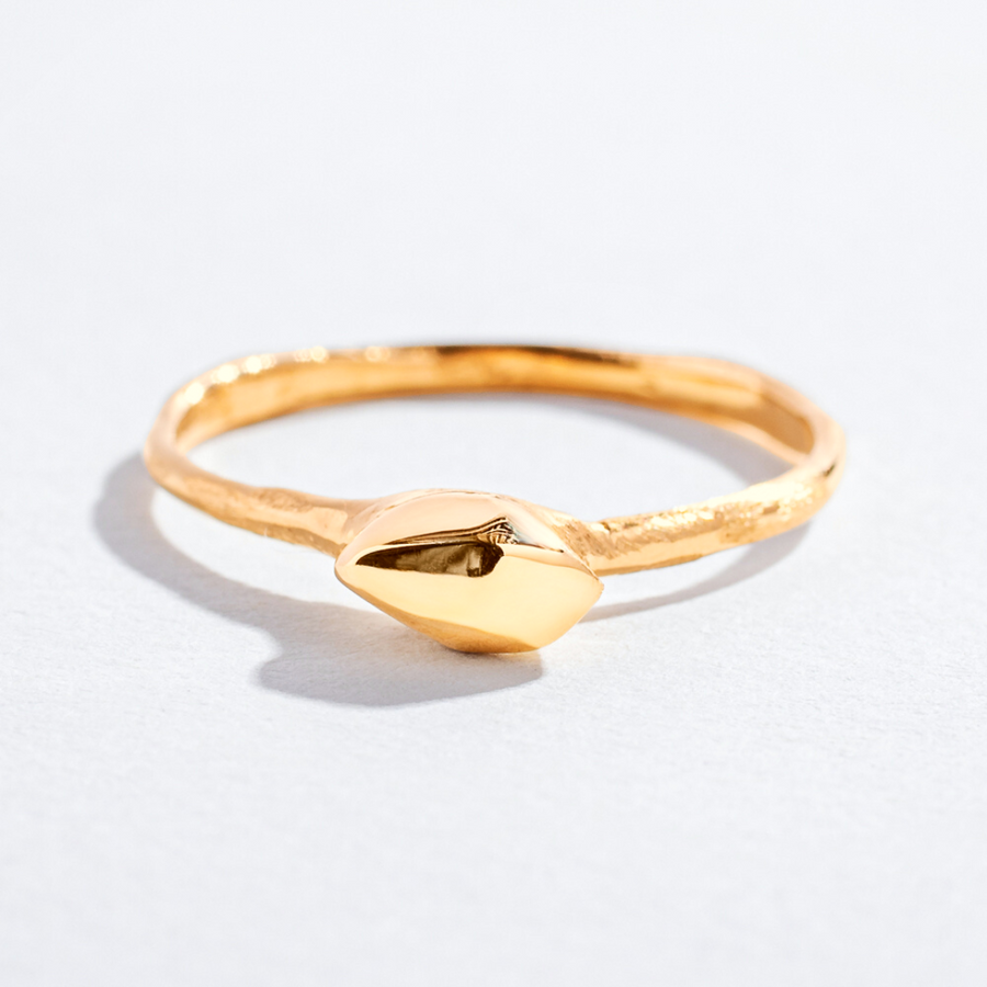 TINY BUT MIGHTY NUGGET RING | BRASS