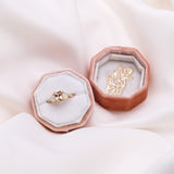 THREE STONE ENCHANTMENT RING | MORGANITE & OPAL