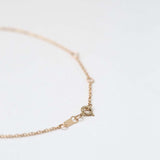CABOCHON BAR BRACELET | 14K YELLOW GOLD & OPAL