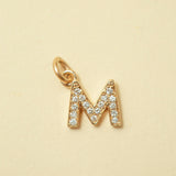 LETTER CHARM | 14K GOLD & DIAMOND