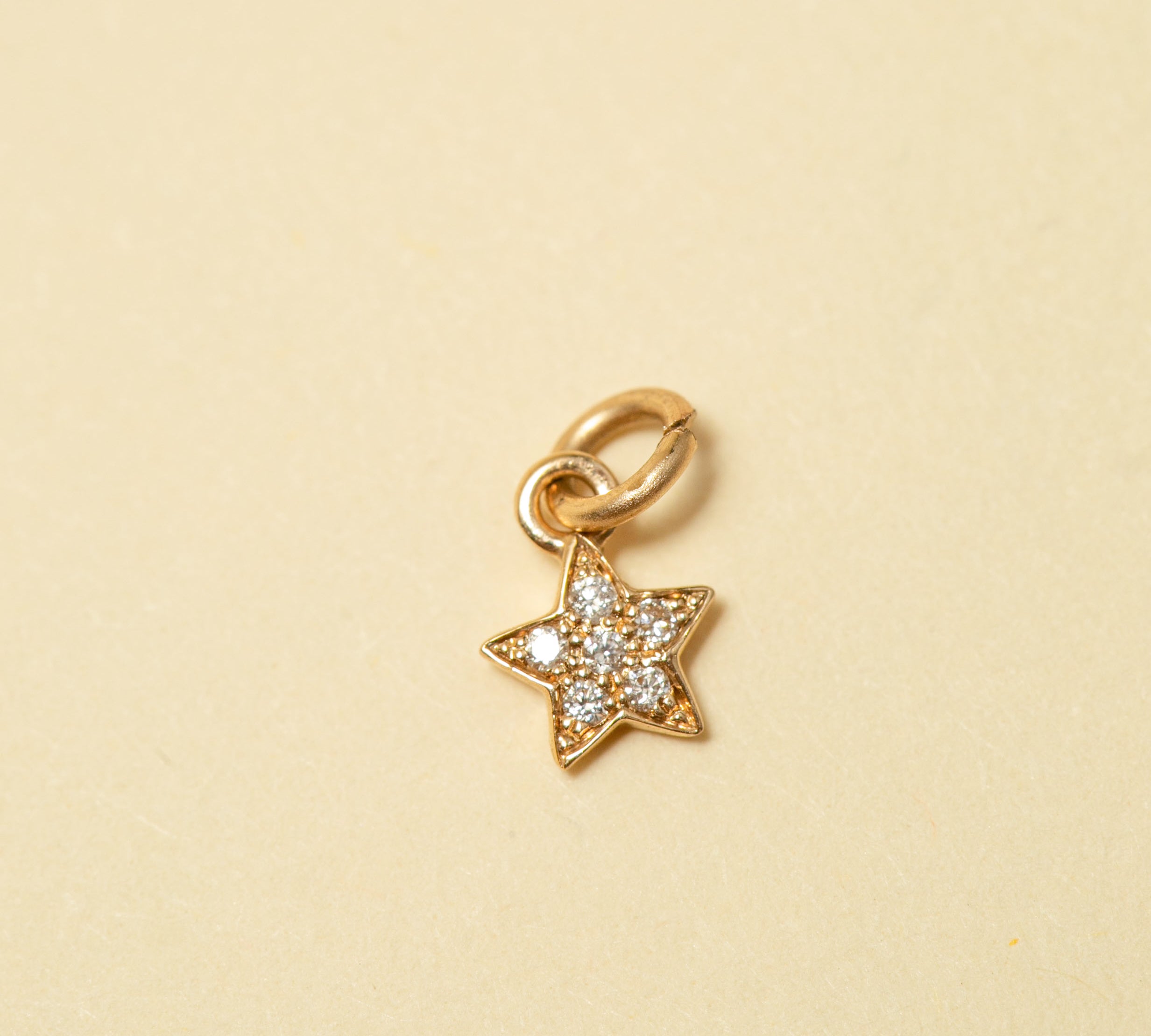 angela monaco jewelry philadelphia 14k yellow gold white diamond star charm