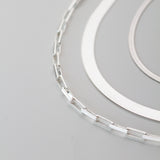 CHUNKY RECTANGULAR PAPERCLIP CHAIN