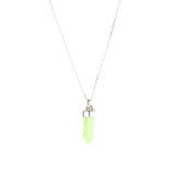 CRYSTAL POINT NECKLACE | CHRYSOPRASE