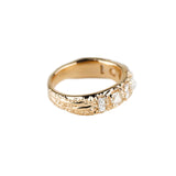 RING OF THE NILE | 14K GOLD & WHITE DIAMONDS