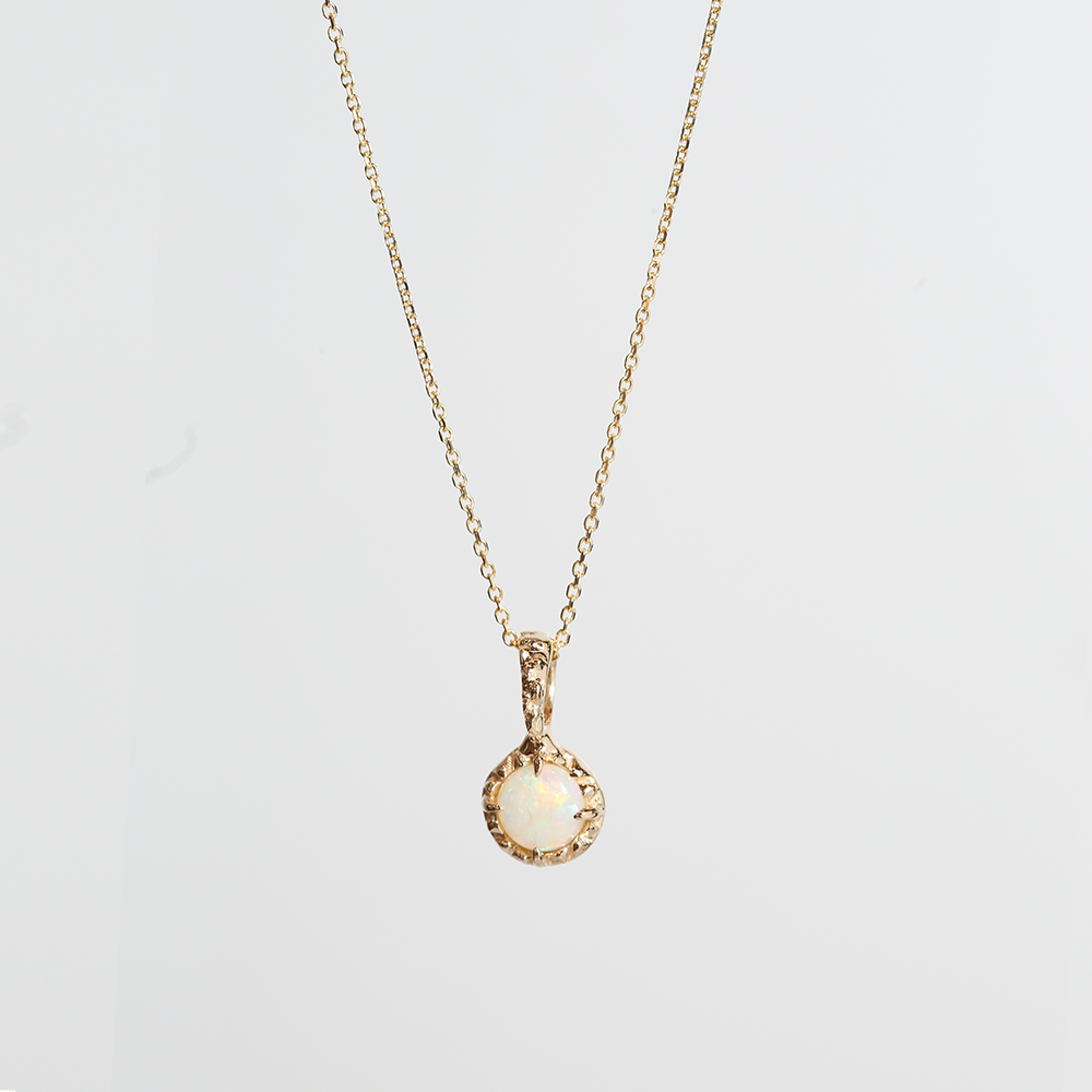 Angela Monaco Jewelry Philadelphia 14k yellow gold Australian opal 