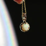Angela Monaco Jewelry Philadelphia 14k yellow gold Australian opal 