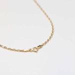 Angela Monaco Jewelry philadelphia protection pendant 14k yellow gold with signature AMJ bail