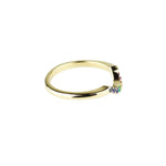 angela monaco jewelry full rainbow contour band 14K yellow gold rainbow sapphires black diamond chocolate diamond pride flag ring