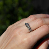 RING OF THE NILE | 14K GOLD | SALT & PEPPER DIAMONDS