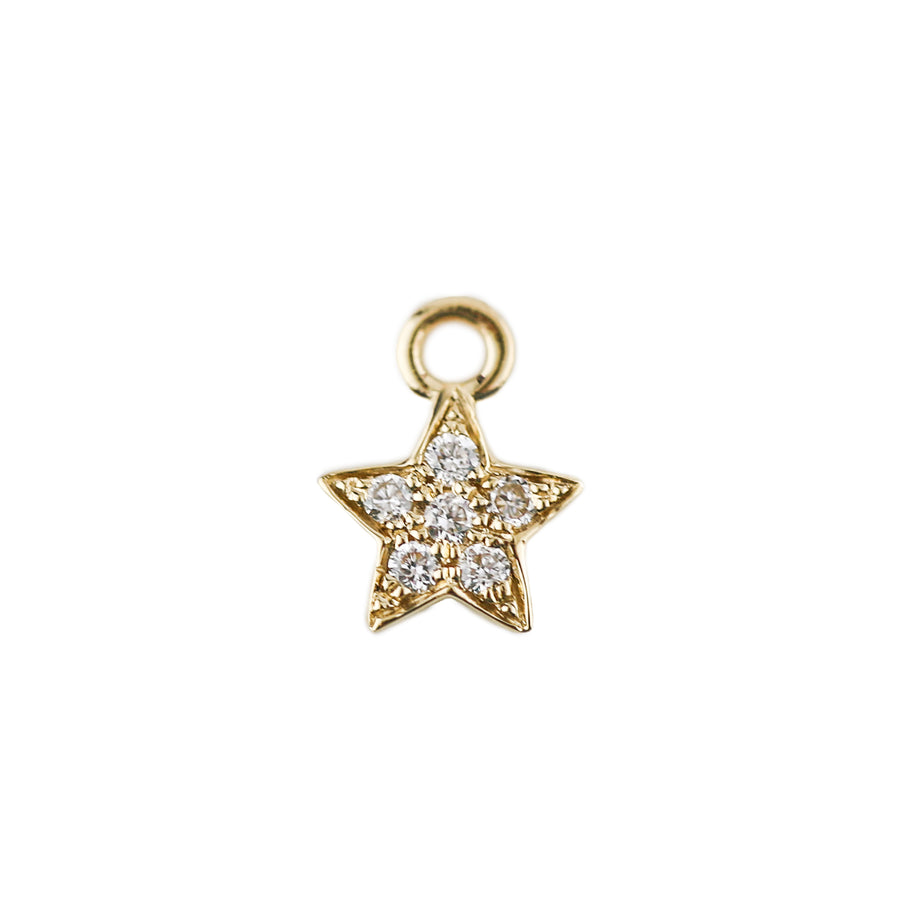 angela monaco jewelry philadelphia 14k yellow gold white diamond star charm