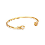 PASSAGE CUFF | 14k GOLD & HERKIMER - AngelaMonacojewelry