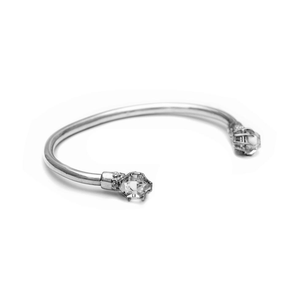 PASSAGE CUFF | SILVER & HERKIMER - AngelaMonacojewelry