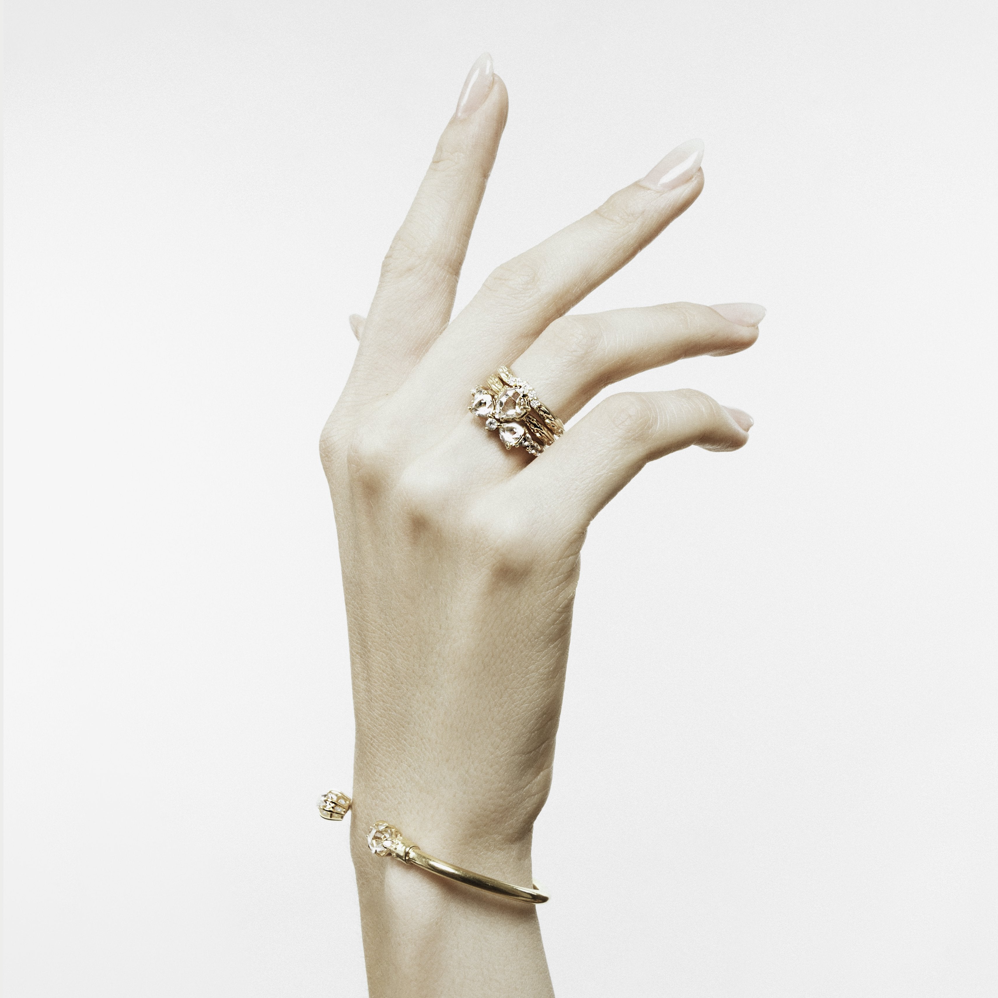 PASSAGE CUFF | SILVER & HERKIMER - AngelaMonacojewelry