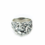 CALDERA RING | SILVER & HERKIMER - AngelaMonacojewelry