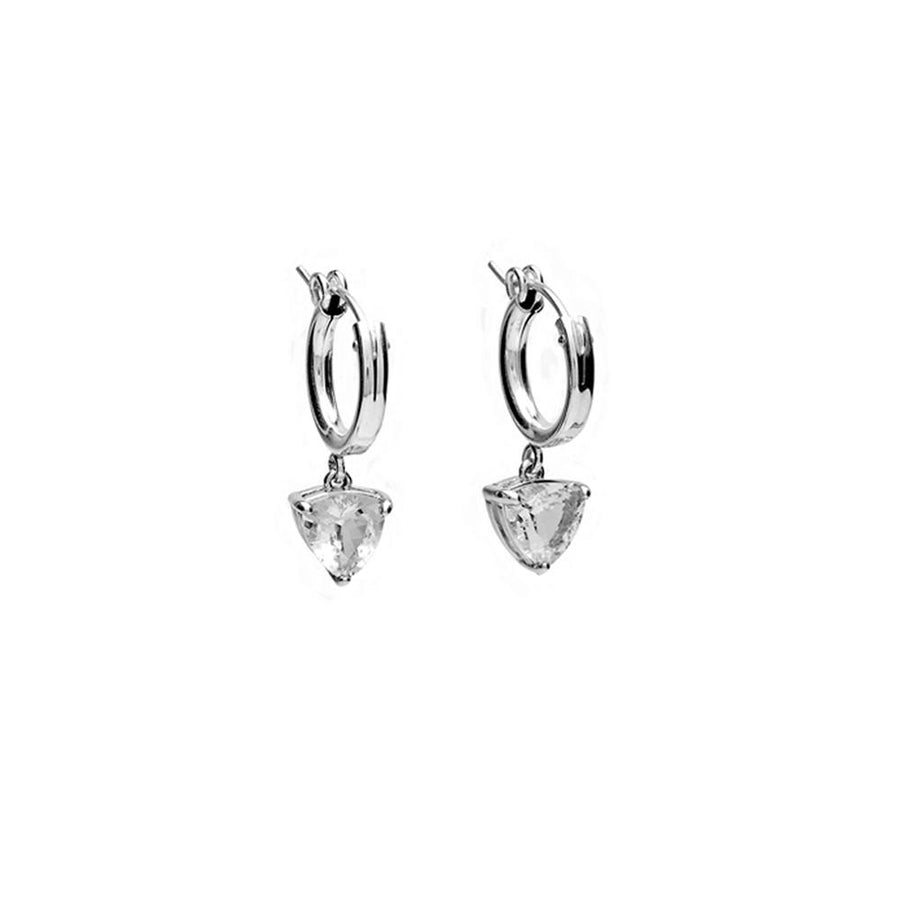 EROS TRILLION HOOP EARRINGS | SILVER & HERKIMER - AngelaMonacojewelry