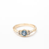 angela monaco jewelry philadelphia 14k yellow gold montana sapphire salt and pepper diamond engagement ring 