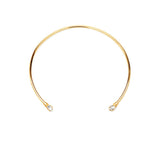 PASSAGE COLLAR | 14k GOLD & HERKIMER - AngelaMonacojewelry
