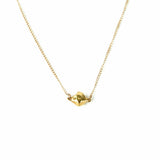 TINY BUT MIGHTY CAST CRYSTAL NECKLACE | GOLD VERMEIL - AngelaMonacojewelry
