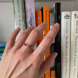 PASSAGE RING | 14K GOLD | RUBY