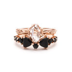 RAW SOLITAIRE UNION (No. 03) | ROSE GOLD - AngelaMonacojewelry