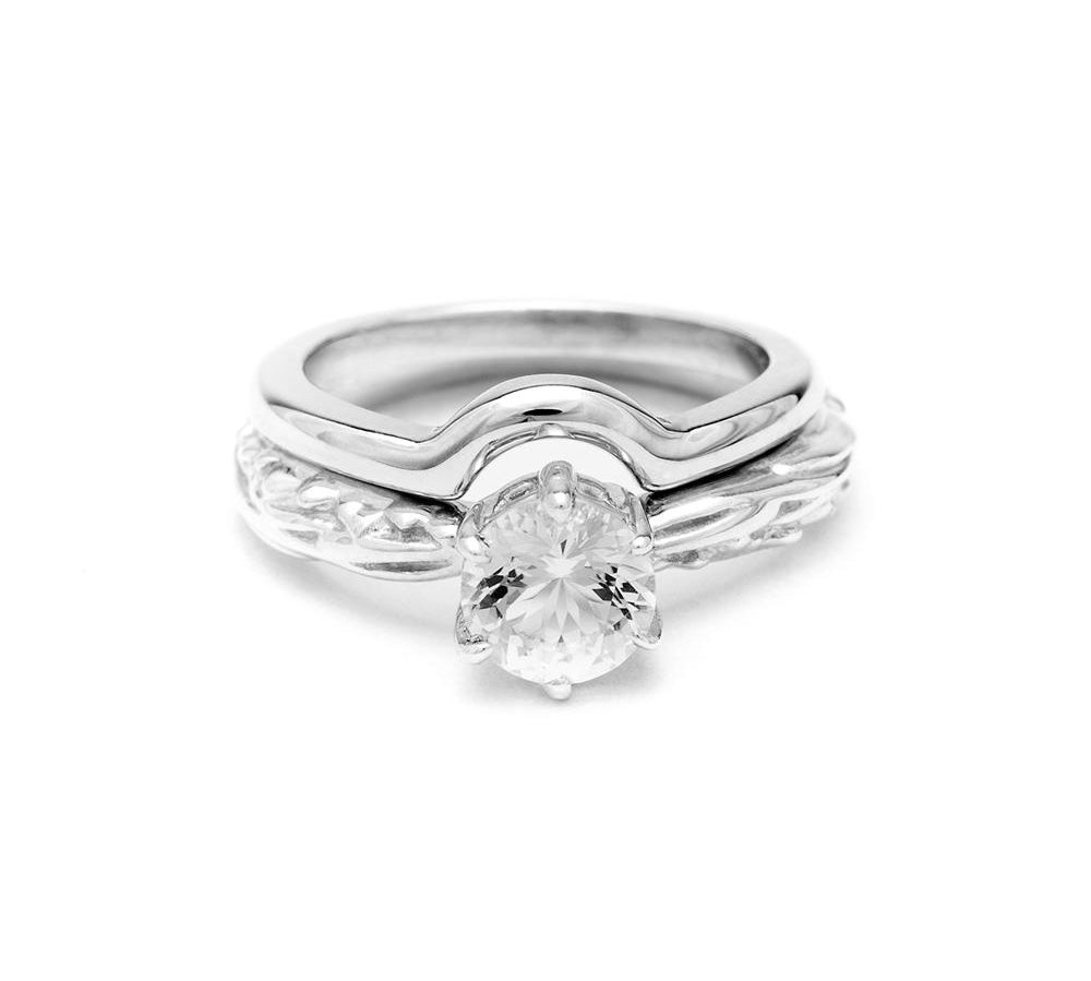MATRIX SOLITAIRE UNION (No. 02) | SILVER - AngelaMonacojewelry